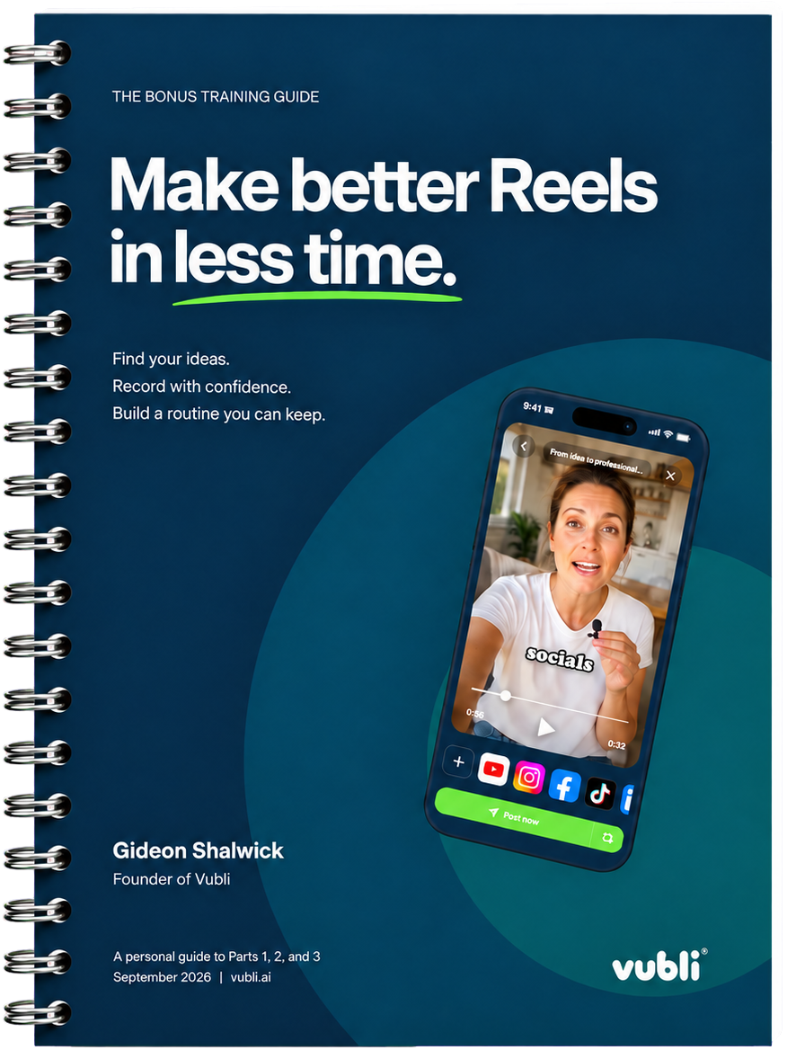 Make better Reels in less time: the Vubli training guide